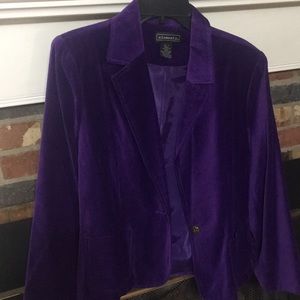 Purple blazer
